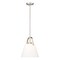 Z-Lite Z-Studio Pendant, 1-Light, 12.5 In.W x 14 In.H, Brushed Nickel/Ivory 743P12-BN - alternate 4